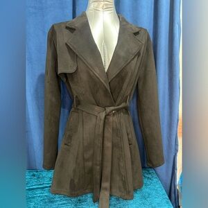 Love Tree Black Trench Coat/Blazer Jacket
